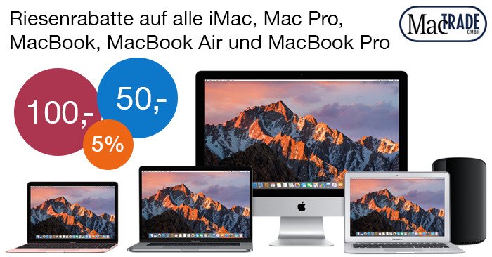 100,00 Euro MacTrade Gutschein für Apple Mac