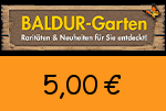 Baldur-Garten.at 5,00€ Gutschein