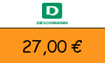 Deichmann 27,00 Euro Gutschein