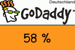 GoDaddy.at 58 Prozent Gutscheincode