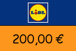 Lidl 200,00 Euro Gutschein