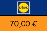 Lidl 70,00 Euro Gutschein