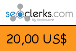 Seoclerks 20,00 US Dollar Gutschein