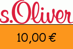 sOliver 10,00 Euro Gutschein