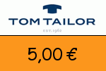 Tom-Tailor 5,00€ Gutschein